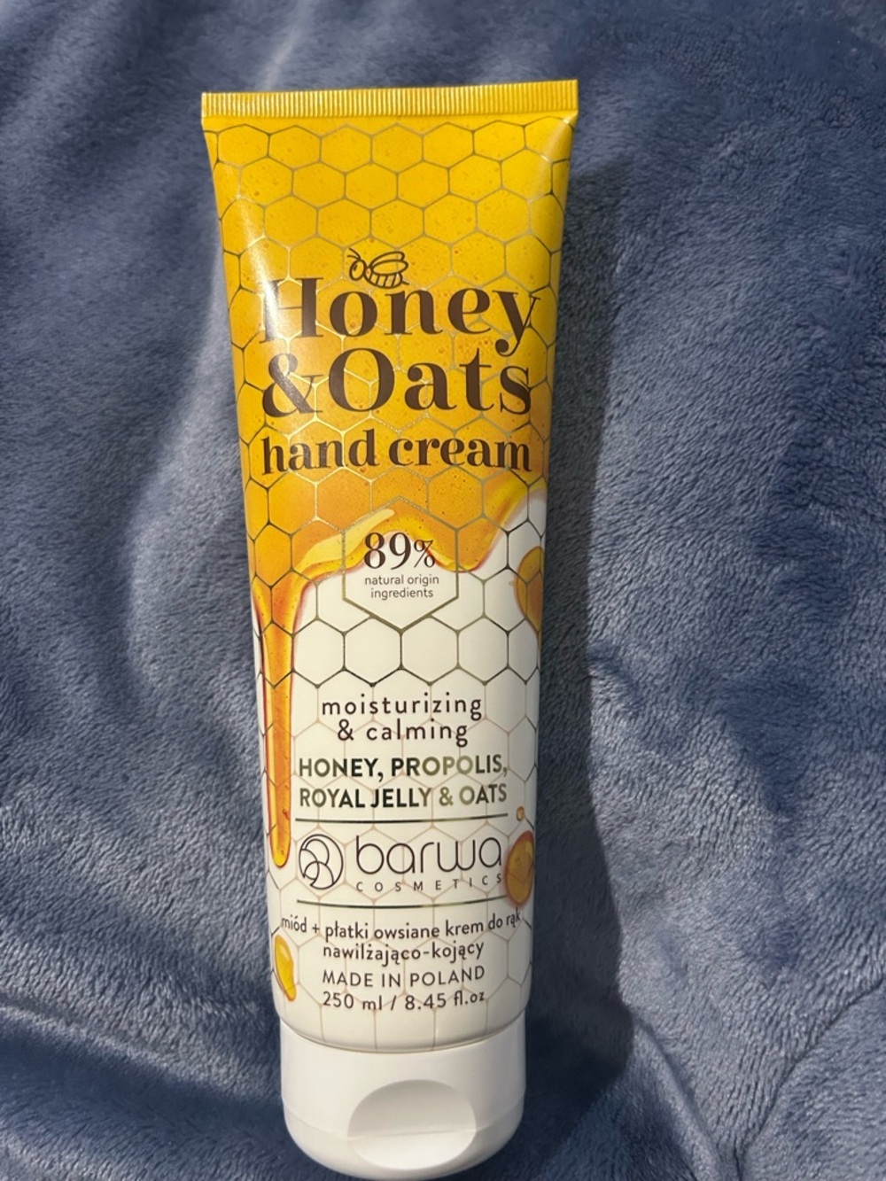 Barwa Honey & Oats Hand Cream - Moisturizing Yellow Tube